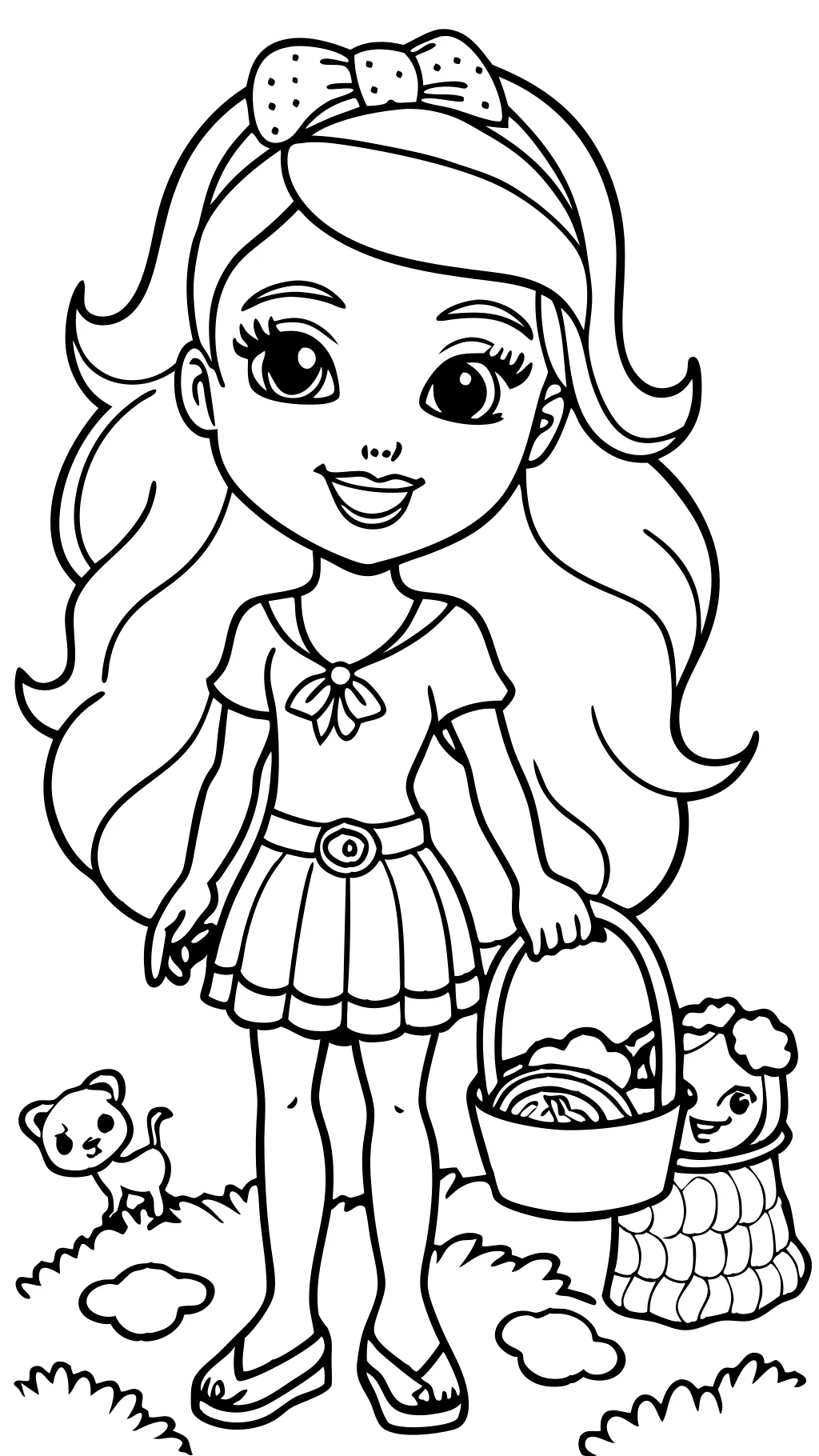 chelsea barbie coloring pages